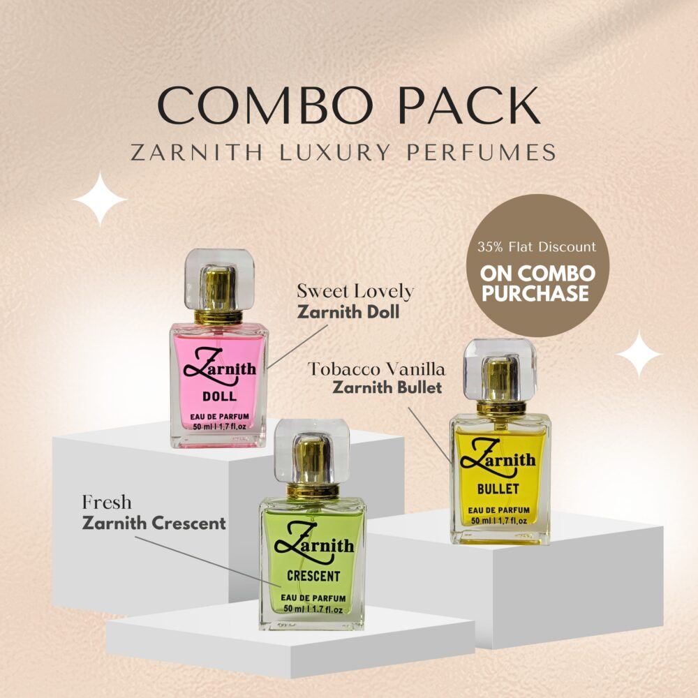 Zarnith Signature Trio – Crescent, Doll & Bullet